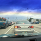 Cars drive near the dangerous intersection of Flamingo Road and Pines Boulevard June 27, 2001 in Pembroke Pines, FL. According to State Farm Insurance Company 357 accidents have taken place at the site in the past two years. (Photo by Joe Raedle/Getty Images)